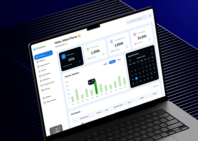 Medical Dashboard UI/UX design admin panel app clinic app crm dashboard ui doctor app health dashboard health monitoring health tech healthcare ui hospital management managements medical app medical dashboard medical record patient management saas ui design ux design