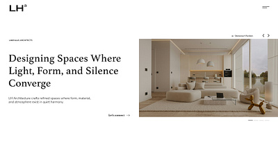 Architecture Website Minimalist Hero Sections architecture interior design minimalism web design