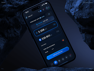 Phantom Clash: Crypto Coins Wallet blockchain game character design crypto game cryptocurrency dashboard ui etherium game app game design game interface game ui igaming memecoin mobile app design mobile design product design swap token web3 design web3 game