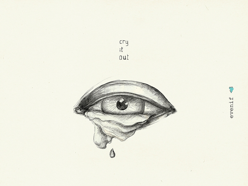 Cry It Out crying design drawing eye eye drawing eye illustration eye poster freehand icon illustration liquid liquid illustration pencil pencil drawing pencil icon poster tattoo