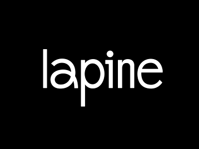 lapine — Custom Wordmark brand branding hand lettering identity lettering logo logotype type typography visual identity wordmark