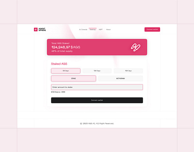 AI Agent - AI Powered Staking Token ai ai ageents crypto crypto staking crypto wallet cryptocurrency investment staking web design