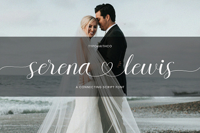 Serena & Lewis A Handwritten Font boho font branding calligraphy design handwritten font illustration modern script script font typography ui