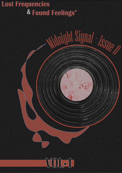 Midnight Signal – Vol. 1 (Fictional Zine Design) adobeillustartor branding coverdesign graphic design megazinecover new newdesign