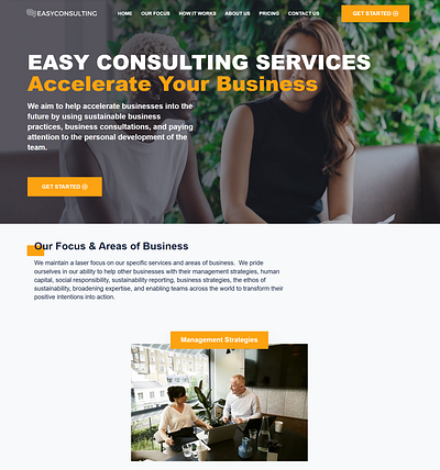 Easyconsulting website alamin wp landingpagedesign