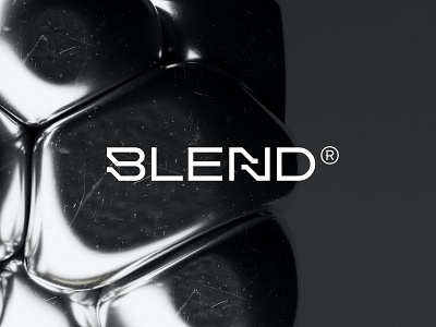 BLEND® Brand Identity brand brand design brand identity branding clothing futuristic identity logo logo design logomark logotype mark typo typography visual identity wordmark