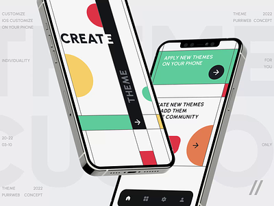 Theme Mobile IOS App android animation app app design app interaction customize dashboard design interaction ios mobile mobile app mobile ui motion smartphone startup theme ui uiux ux