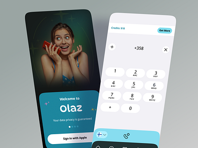 VoIP App Design 02 app design app onboarding app ui buy credit calling app calling app ui design international call app mobile app mobile app design mobile dialpad mobile keypad mobile uioux uiroll uiux voip