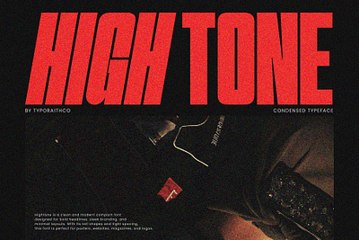 Hightone Condensed Font Duo bold font condensed font display font duo font editorial font headline font modern font retro font sans serif font tall font