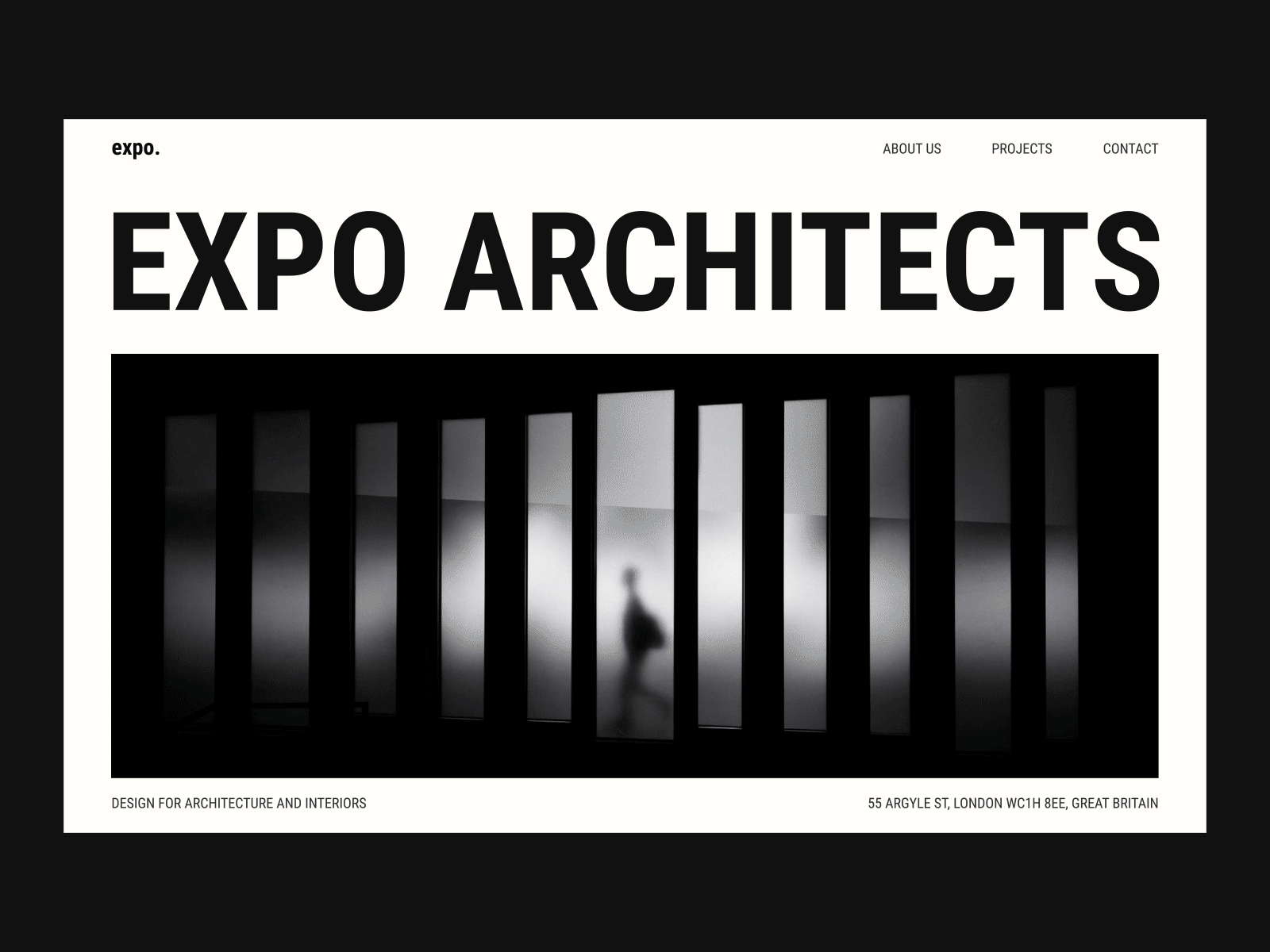 🔲 Architecture Studio Website animation architecture branding design graphic design logo motion graphics product design studio ui ux web web design website
