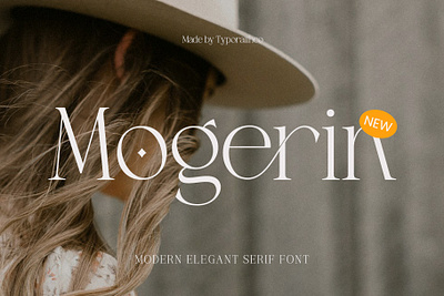 Mogerine Modern Elegant Serif Font boho font branding branding font calligraphy design graphic design illustration logo typography