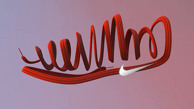 Nike animation experiment c4d illustration motion graphics