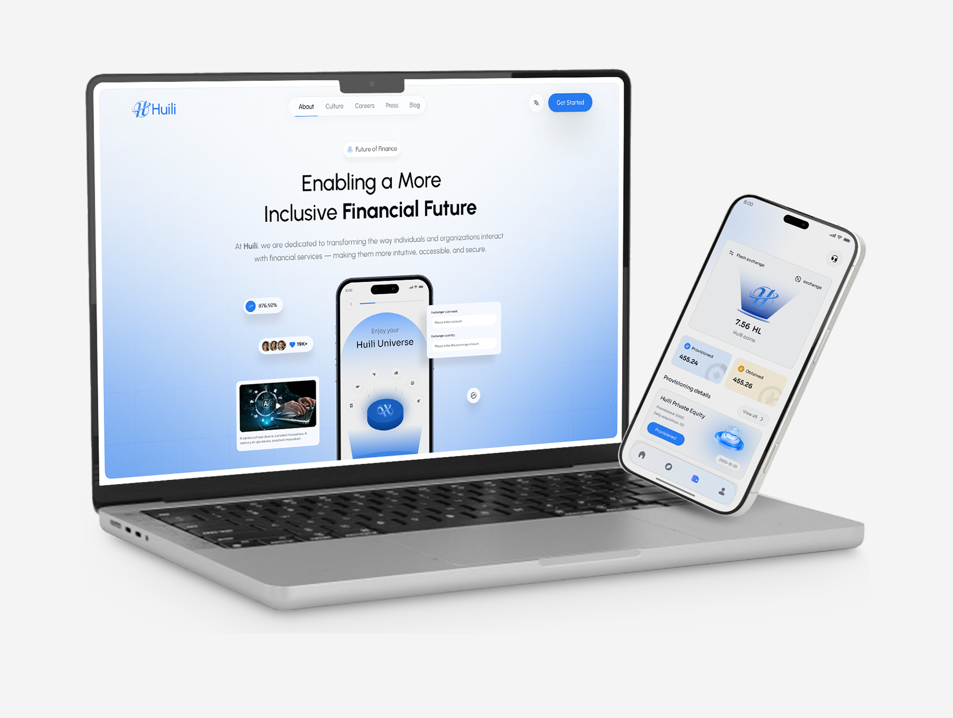 Fintech Platform | UI/UX and Mobile App Design crypto finance app design finance management fintech platform fintech website mobile app