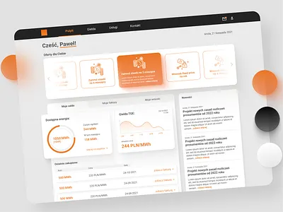B2B Energy Packs Management Dashboard app design inteface ui ux web app web design