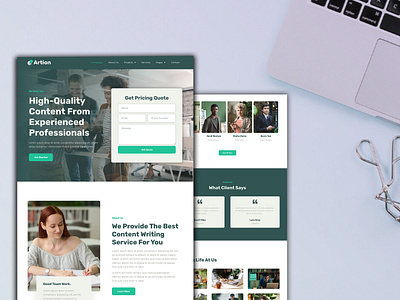 Clean & Modern Blog Website Template blog layout blog website content template design design website elementor elementor website illustration logo minimal blog personal blog ui web design website design wordpress