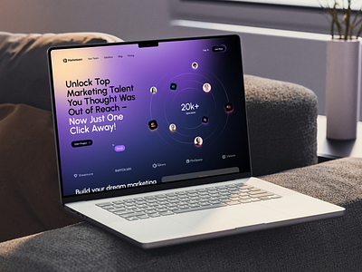Home Page Design Marketing Agency b2b design figma home page interface landing page design marketing marketing agency website nixtio product design saas ui ui ux design ux web design web page website design
