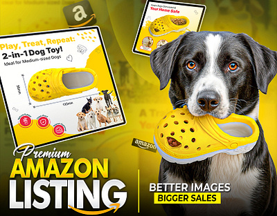 Amazon Listing Infographics Design for 2 in 1 Dog Toy amazon amazon listing images amazon listing infographics graphic design graphicdesign listingimages product images