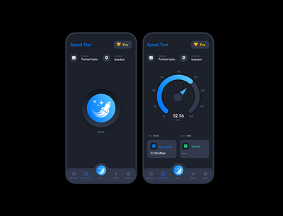 speed test app branding design flat graphic design illustration logo minimal ui ux
