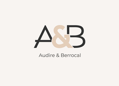 Audire & Berrocal - Logo Design brand identity branding design graphic design logo minimal typography