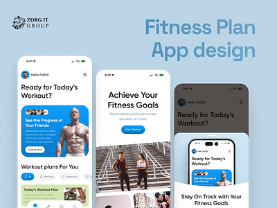 Fitness App UI Design: Insightful Workouts animation ui uiux web design