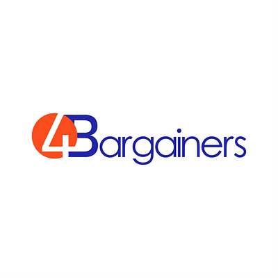 4Bargainers Logo Design app logo brand design branding branding design creative logo graphic design logo logo design logo icon logos minimal minimalistic logo modern logo negative space negative space logo number logo numeric logo typography vector website logo