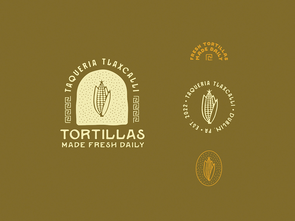 Taqueria Tlaxcali Secondary Logos By Alisa Wismer On Dribbble