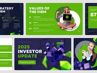 Investor Update — Presentation design marketing pitch deck powerpoint ppt presentation presentation design