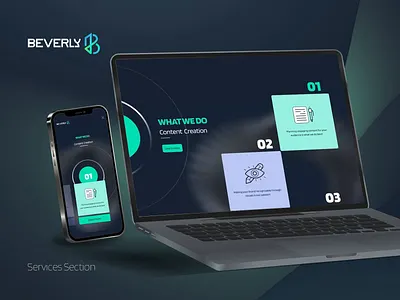 Beverly.digital – Website Design animation branding corporation design graphic design hero design homepage layout grids logo motion graphics react ui user interface ux ux strategy ux writing vector