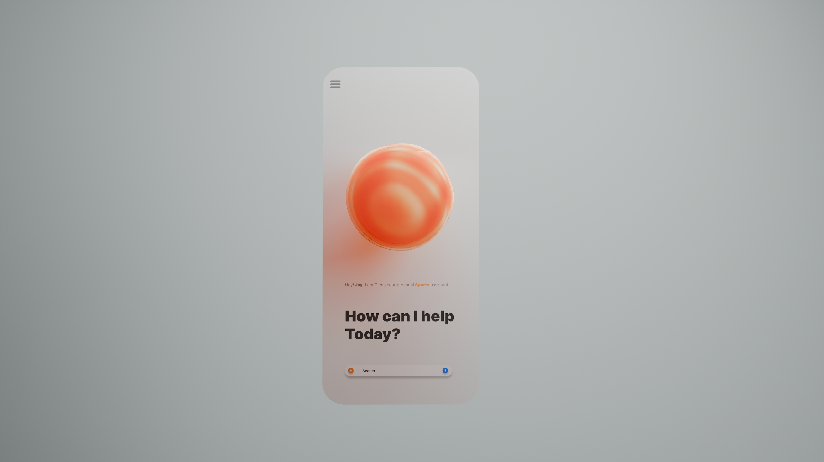 Smart Orb 3d 3d ui ai ai design animation blender motion graphics orb animation product design ui ux voice ui