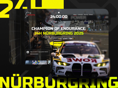 24h nurburgring 2025 motorsport nürburgring productdesign uiux
