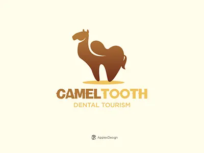 CamelTooth - Dental Tourism - Logo on sale animal branding camel dental dentalcare design graphic design illustration logo logos teeth tooth tourism