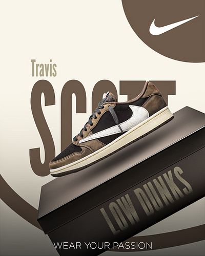 Travis Scott Concept Post branding design graphic design photoshop social media