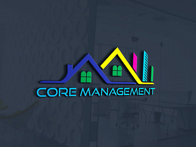 Management logo 3d animation branding graphic design logo motion graphics ui