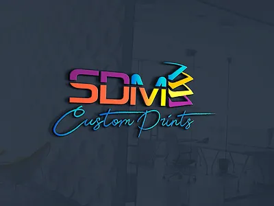 SDM logo 3d animation branding graphic design logo motion graphics ui