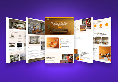 Interior Design Website interior design landing page ui ux website