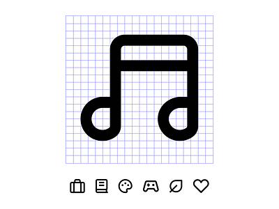 Firefox Icon Library custom icons firefox game controller grid icon design icon system iconography leaf music note