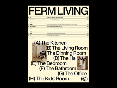 Ferm Living Home Catalog brand promotion catalog design design portfolio editorial layout elegant typography furniture retail home catalog home goods home inspiration interior decor lifestyle brand minimalist style modern living print advertising print media product showcase residential design retail display room categories visual merchandising