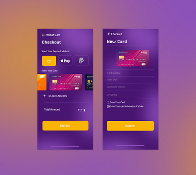 Payment Checkout Page graphic design ui