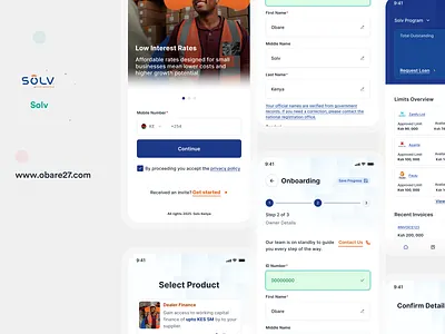 Fintech App redesign app dealer financing design figma financing fintech invoicing loan app mobile mobile app mobile app design mobile design reverse factoring ui