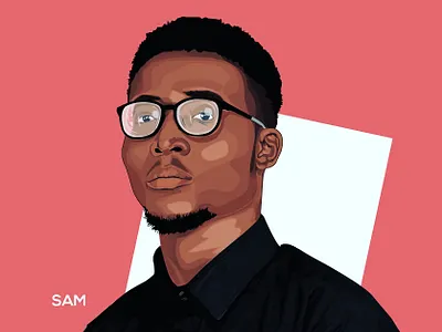 Vector Art, Cartoon portrait art graphic design