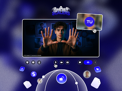 Web visuals • Ghost Scalers design digital product graphic design visual