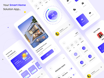 Smart Home App landing page