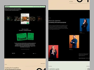 Travel Hospitality Consulting Web Design business solutions consulting website corporate design digital transformation hospitality design industry solutions information display modern web online presence professional website responsive design salesforce integration service showcase travel tech travel ux ui design ui elements user experience ux design web interface