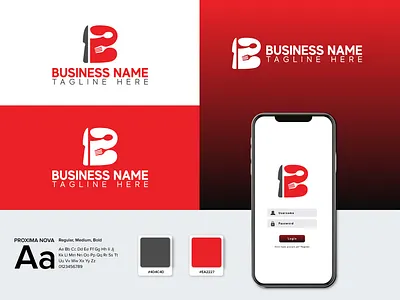 Restaurant Logo flat logo food logo logo modern logo restaurant logo simple logo