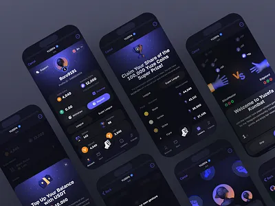 Yuzefa Telegram Mini App (TMA) 3d app design creative game onboarding profile pve pvp quests referral stone paper scissor telegram mini app tma ui ux yuzefa