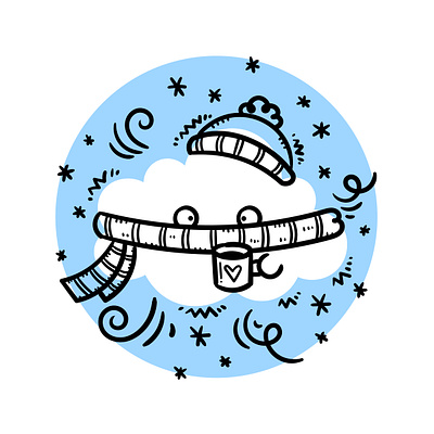 Frozen Cloud cartoon character character design comic design doodle fun illustration