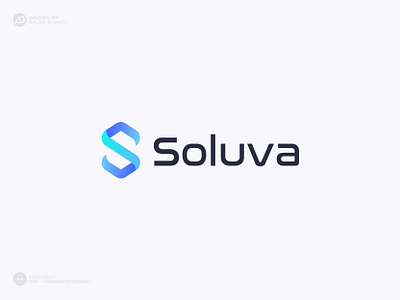 Soluva, Modern, Tech, AI, SaaS, Software, Web3, S Logo branding business logo company logo corporate creative logo modern logo s abstract logo s icon s letter logo s logo s logo design s logomark s minimal logo s modern logo s symbol s tech logo saas logo tech logo web3 logo