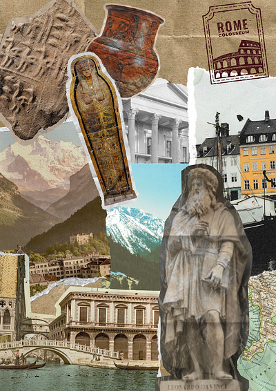 Collage collage graphic design