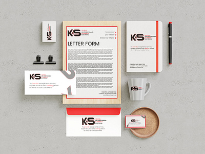 Brand Identity Design - K&S Company! advertising brand identity branding business design graphic design logo logo design marketing mockups plumbing strong logo visual identity
