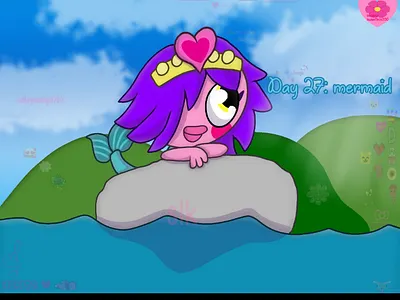 Junefairytale Day 27: mermaid art post art tag digital art drawing fan art illustration